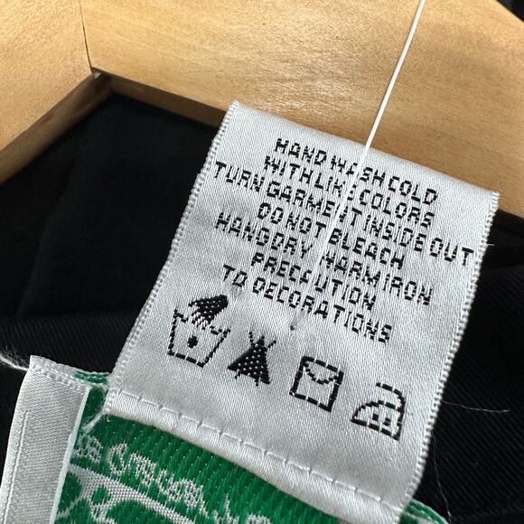 The Quacker Factory Jacket Womens L Black Zebra Giraffe Monkey Safari Palm Trees - Picture 9 of 9